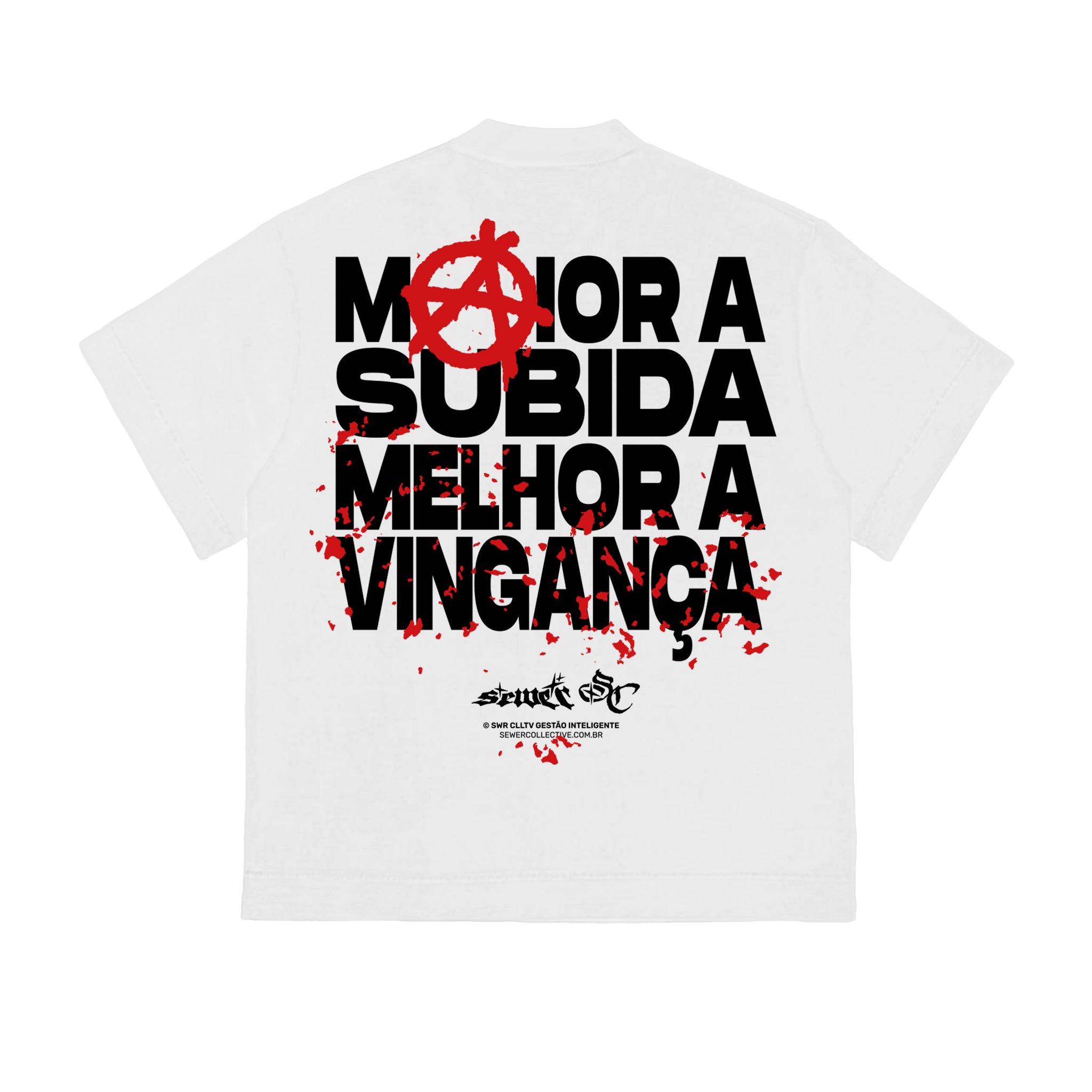 Camiseta Sewer "maSmaV" Branca