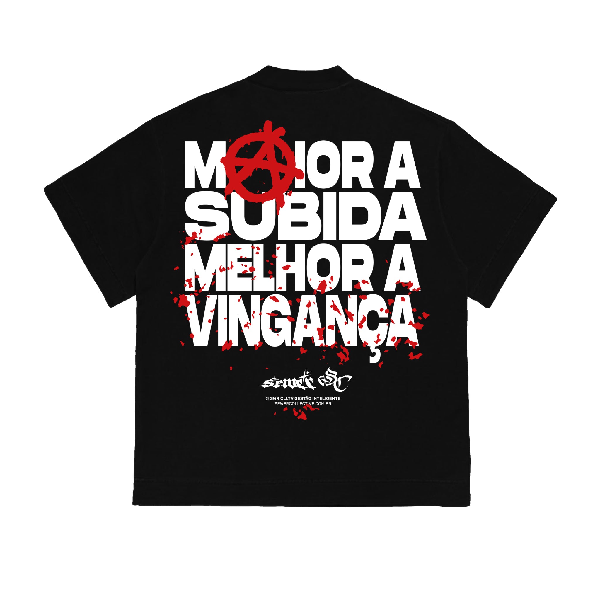 Camiseta Sewer "maSmaV" Preta
