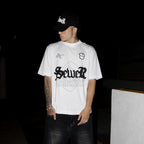 Camiseta Sewer "Eu Não Desisti." Branca