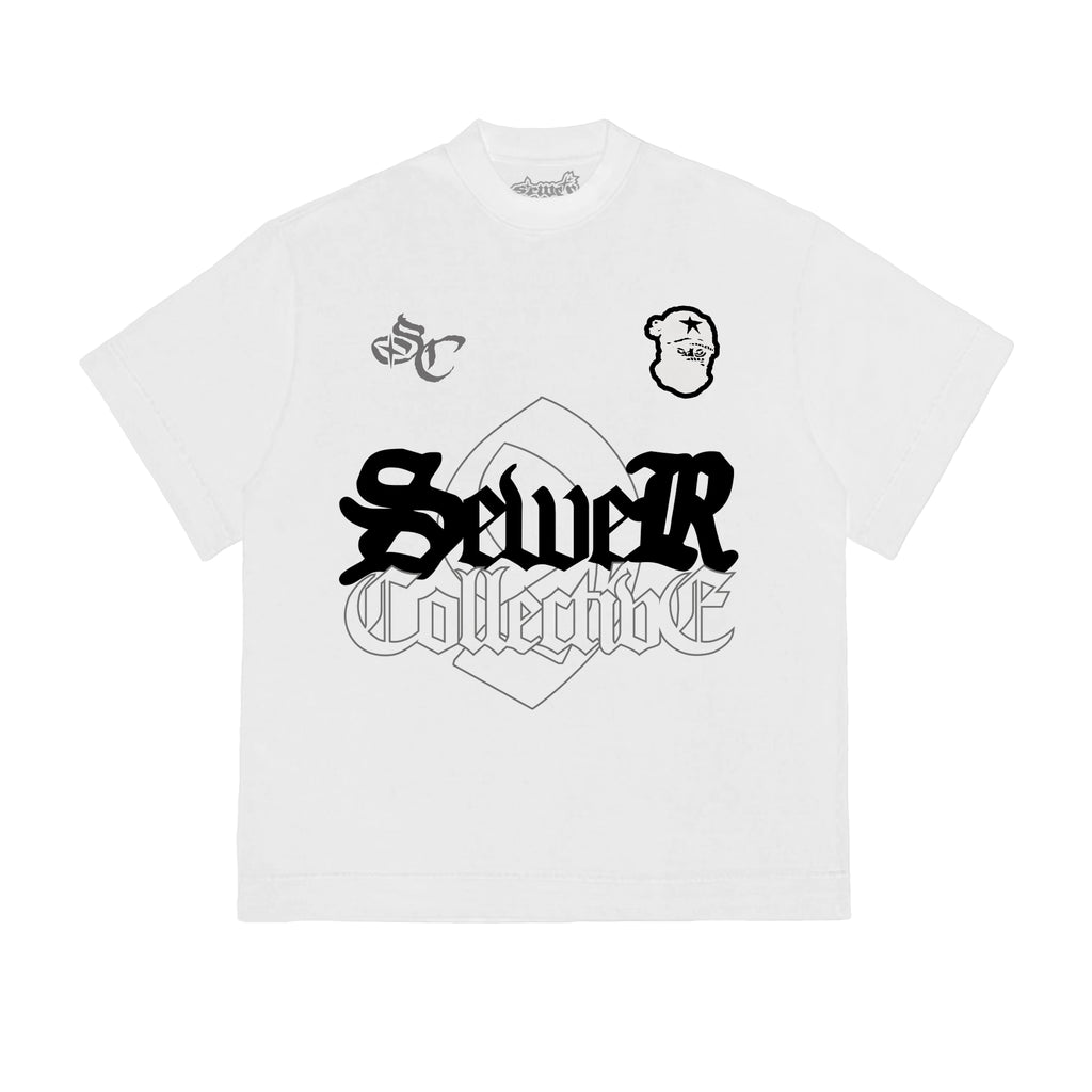 Camiseta Sewer "Eu Não Desisti." Branca