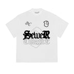 Camiseta Sewer "Eu Não Desisti." Branca