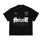 Camiseta Sewer "Eu Não Desisti." Preta