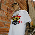 Camiseta Sewer "Punk" Branca